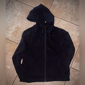 Figs Woman Essential Black Hoodie Jacket